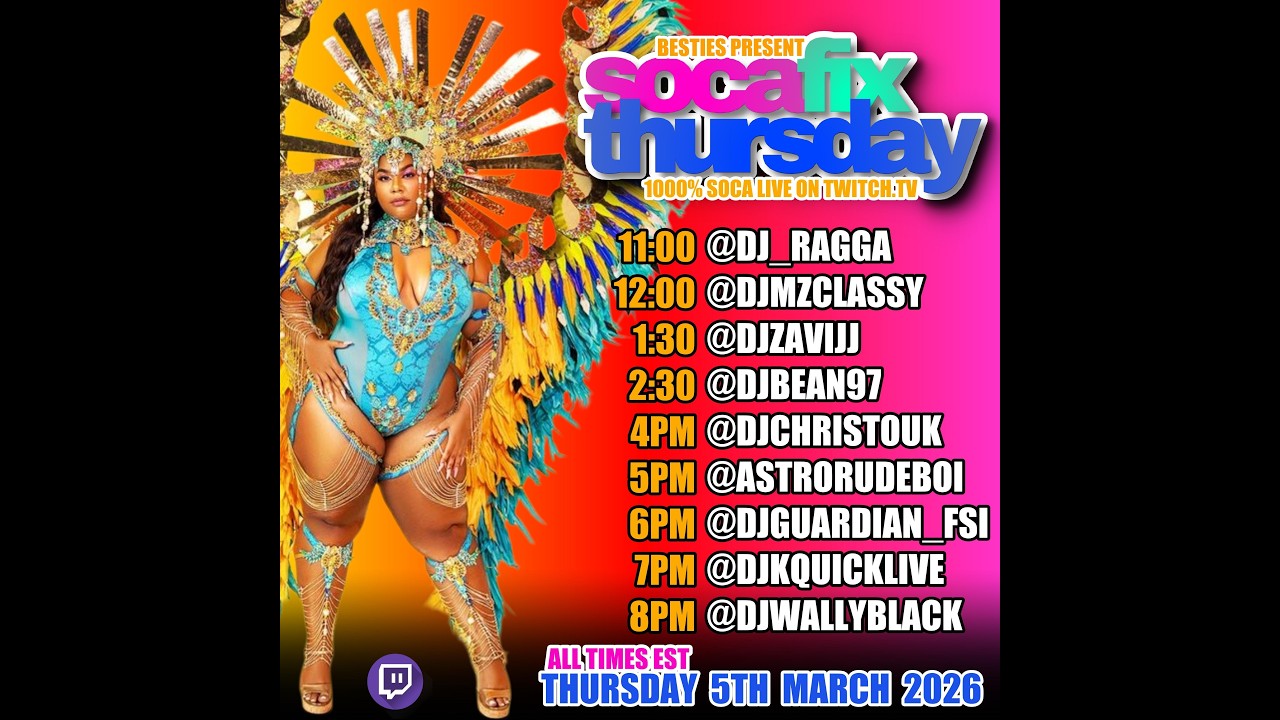 Soca Fix Thursday!