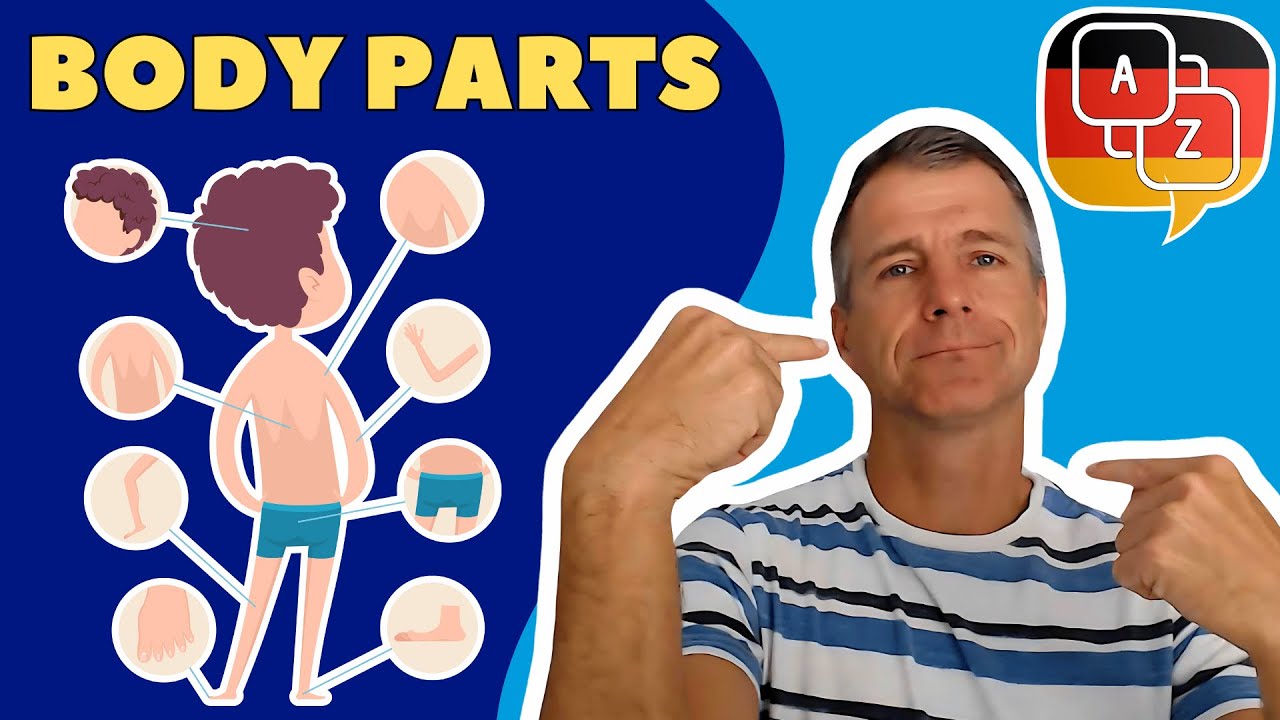 Learn German Body Parts: Essential Words You Need Daily 🇩🇪 German Vocabulary (A1)