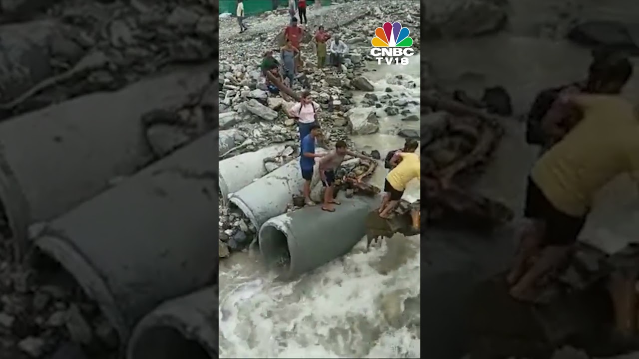 Heavy Rainfall In Uttarakhand: JCB Deployed To Rescue Stranded Tourists In Tehri District