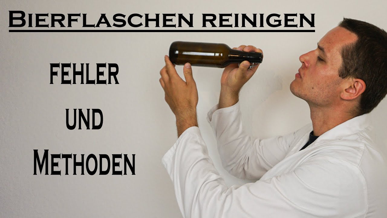 Bierflaschen reinigen und desinfizieren - Bügelflaschen reinigen ohne Chemie