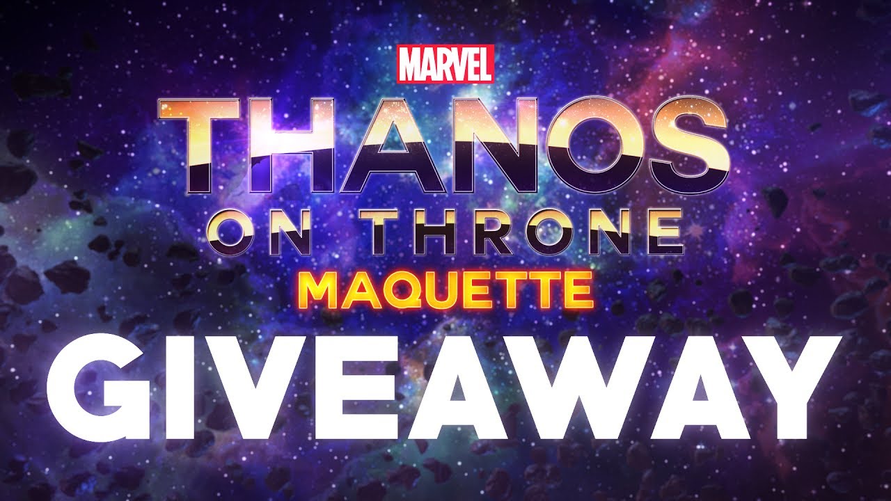 Thanos on Throne Maquette GIVEAWAY!!