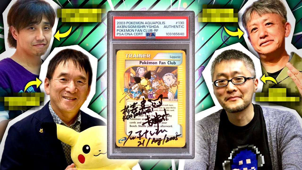 La Carta Pokémon Firmata da 4 LEGGENDE