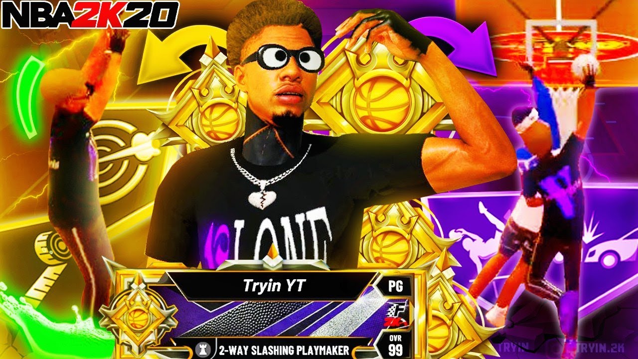 MY LEGEND 2-WAY SLASHING PLAYMAKER IS THE BEST BUILD ON NBA 2K20! THIS BUILD IS BROKEN ON 2K20!