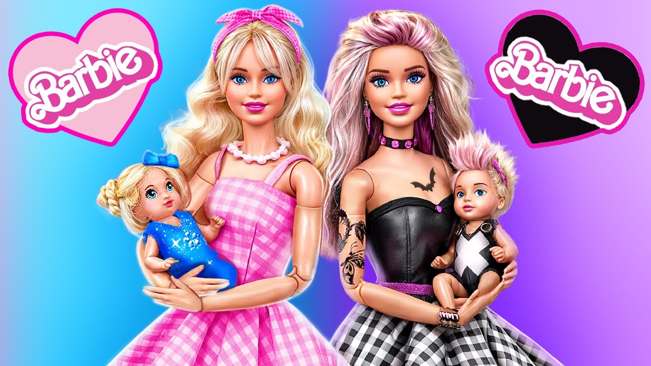 Rock vs Cute Dolls / DIYs and Crafts