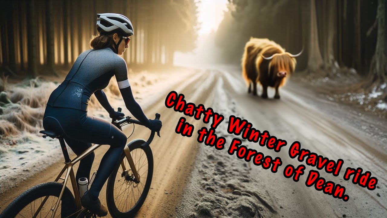 Ep. 28. Chatty solo gravel bike ride in the Forest of Dean. Moo Cows and Buzzards and Boar, Oh My!