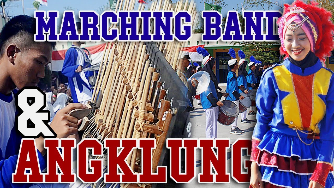 DISPLAY KOMBINASI MARCHING BAND DAN ANGKLUNG [GITA NADA SHOLIHIYYAH]
