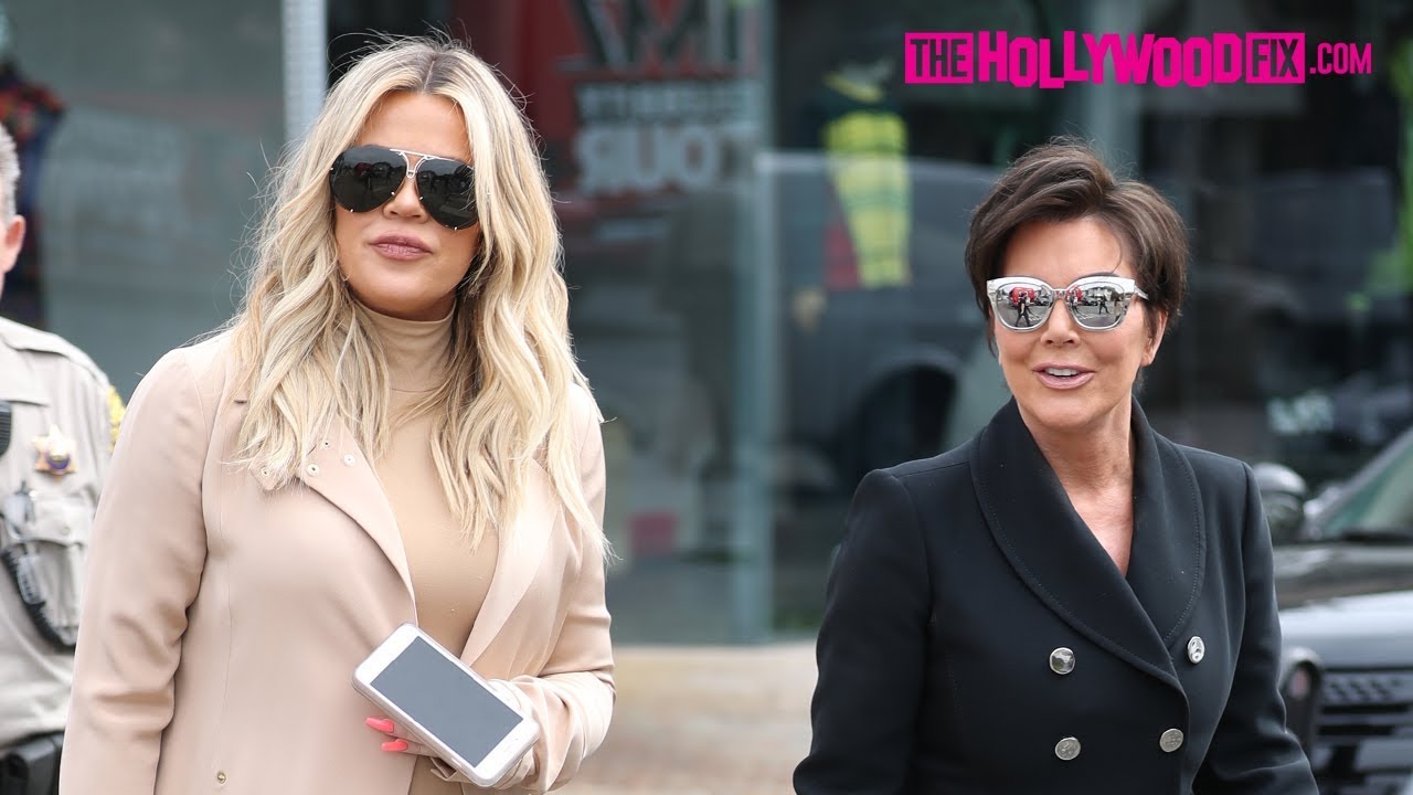 Khloe Kardashian & Kris Jenner Go Shopping For Stormi Webster & Chicago West While Pregnant 3.7.18