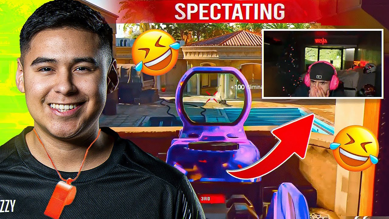 OPTIC SHOTZZY (#1 COD PRO) SPECTATES FAZE KAYSAN 1v1 (BLACK OPS 6)