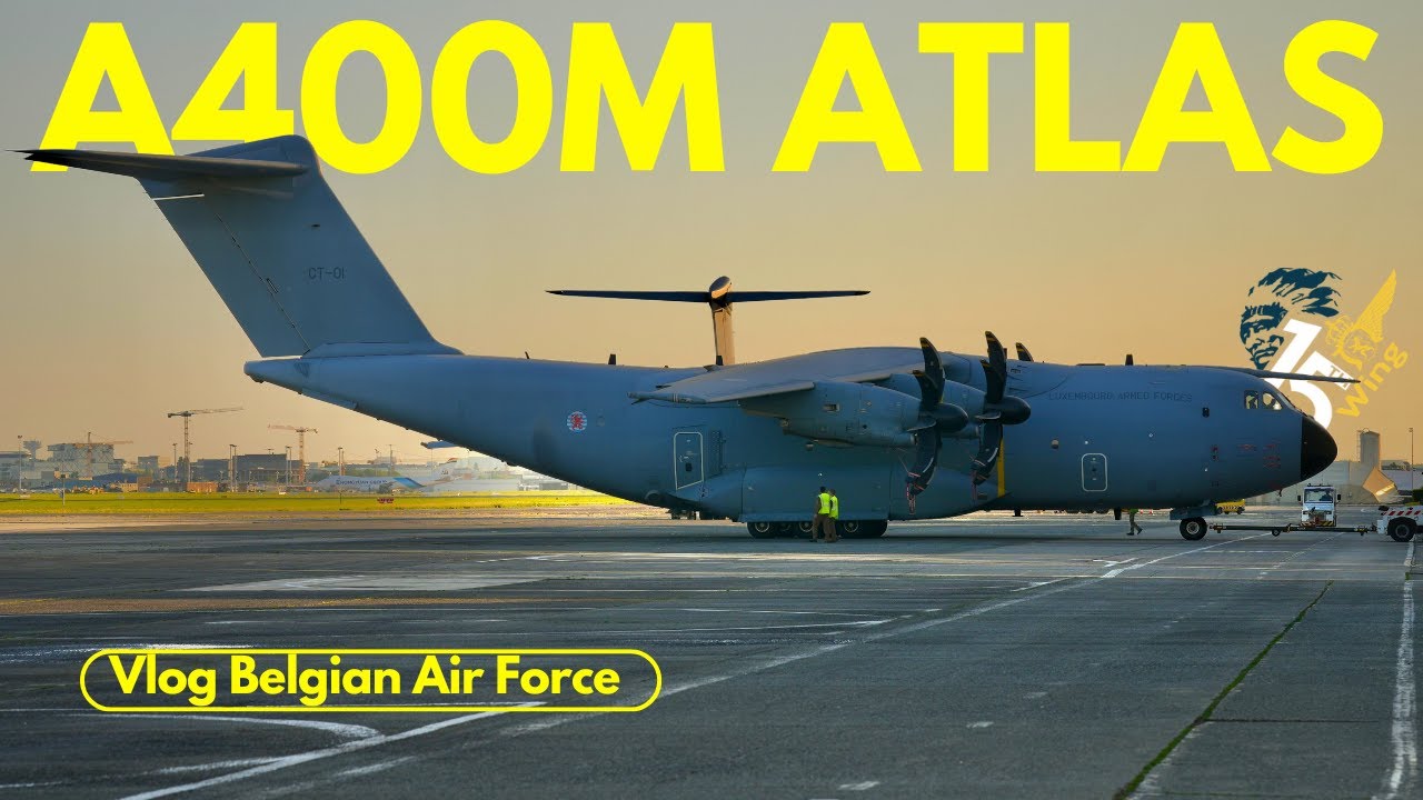 J’ai VOLÉ en A400M ! (Visite Exclusive du 15th Wing 🇧🇪)
