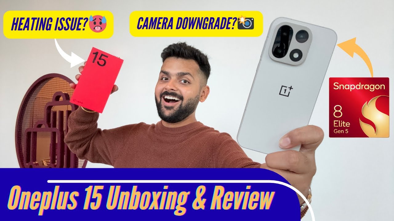 Oneplus 15 Unboxing & Review - Detailed Performance, Camera, Battery Test & More!