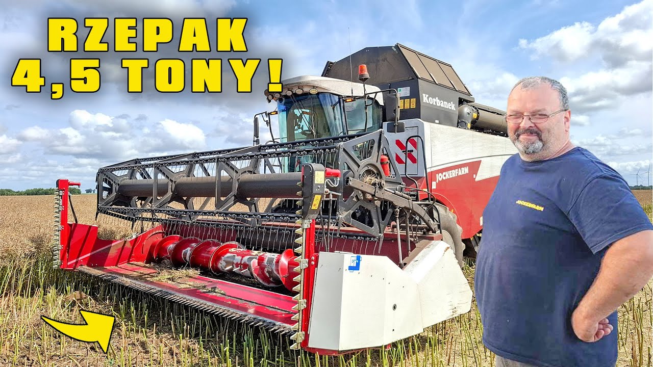 PONAD 4,5 TONY Z HEKTARA.. ŻNIWA RZEPAKOWE 2025 - PLON ZASKAKUJE
