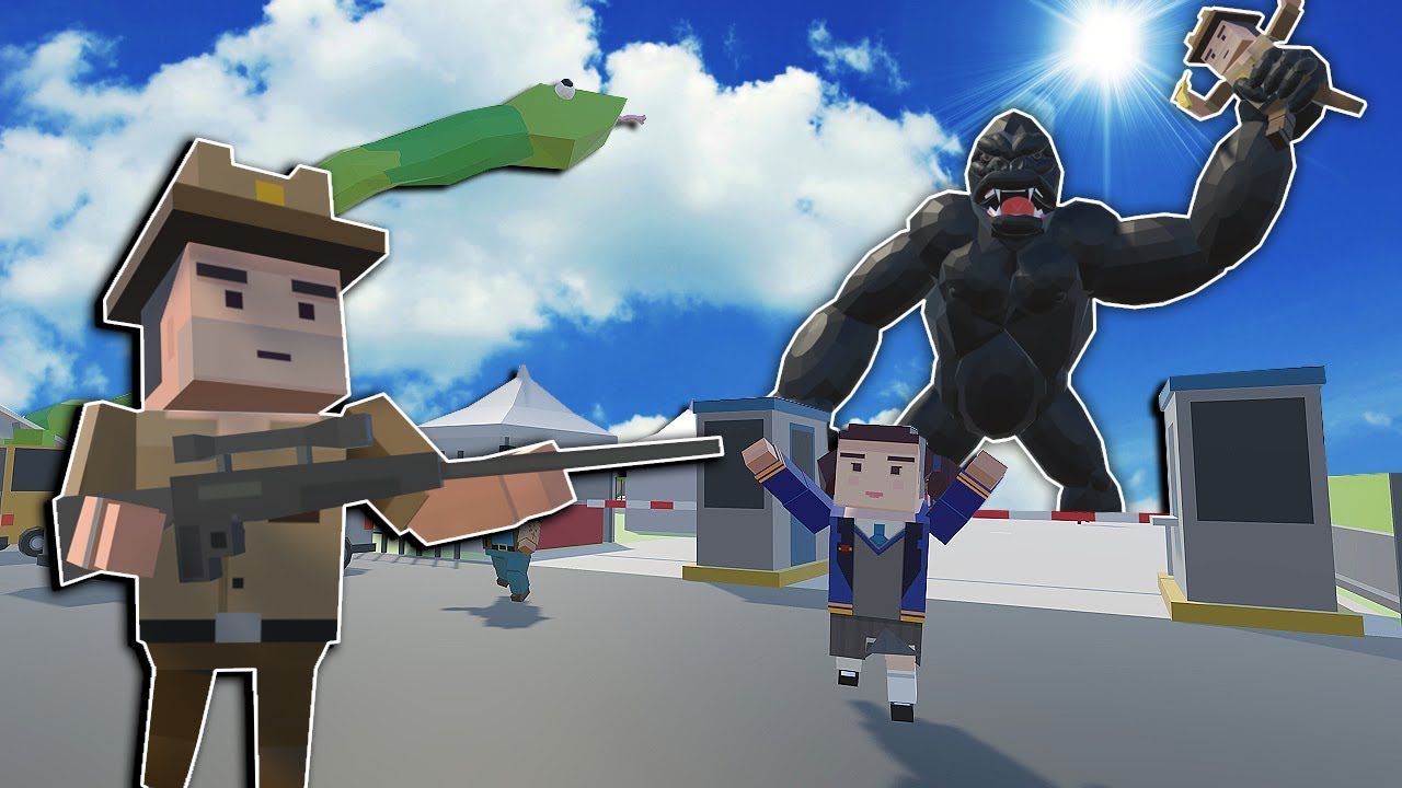 MASSIVE ANIMALS BREAK OUT OF ZOO! - Tiny Town VR Gameplay - HTC Vive VR Game