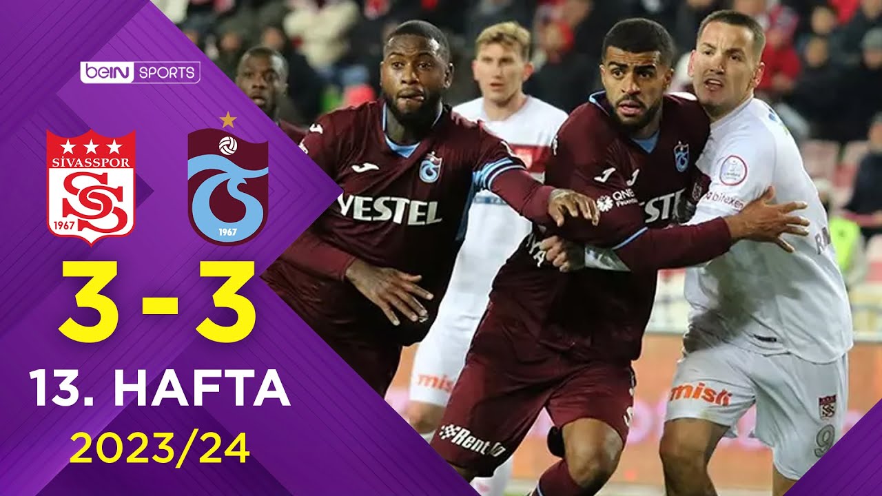 Sivasspor (3-3) Trabzonspor | 13. Hafta - Trendyol Süper Lig 2023/2024