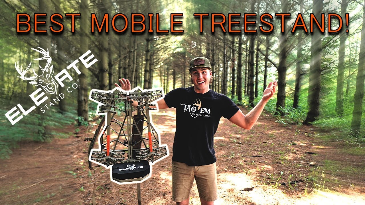 Обзор лёгкого мобильного держателя для дерева Elevate Tree Stand