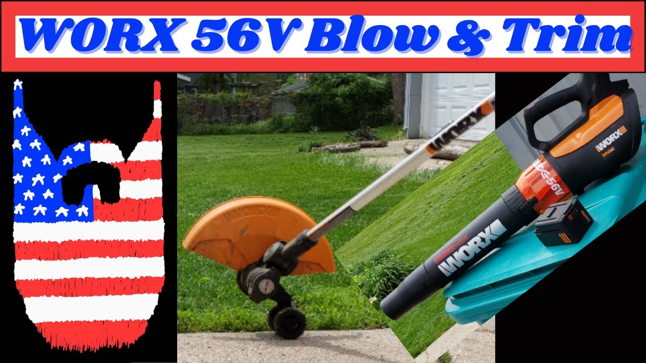 WORX 56V String Trimmer / Edger and Leaf Blower Review