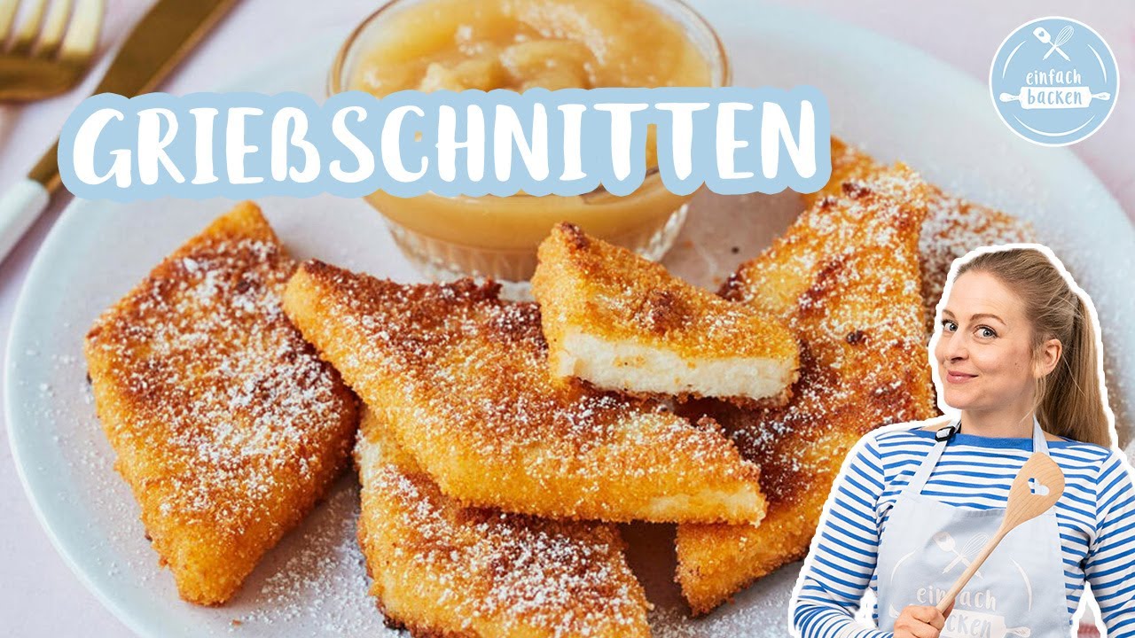 Grießschnitten 🥰 | Omas Geheimrezept 👵🏻 | Einfach Backen