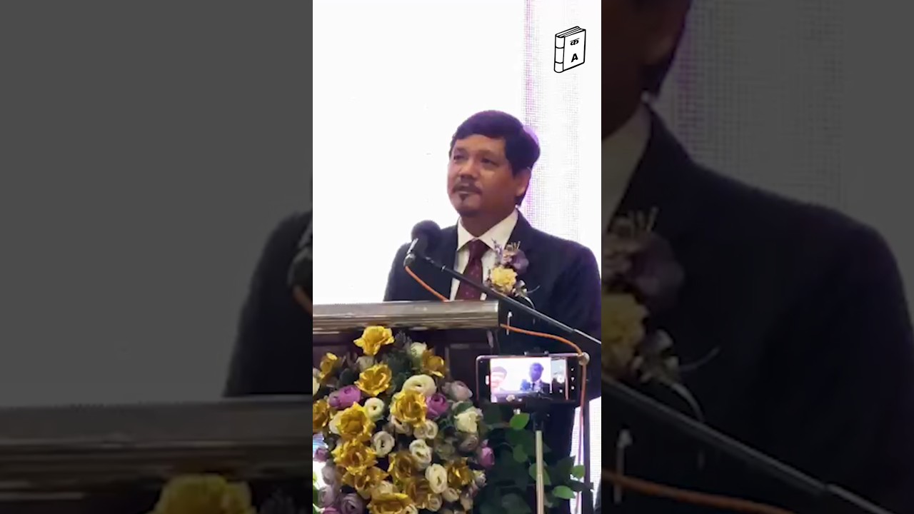 HCM Shri. Conrad K Sangma in this motivating speech talked about why cultivating people is important
