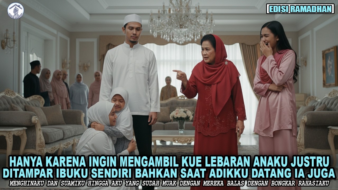 IBUKU TEGA MENAMPAR ANAKKU YANG INGIN AMBIL KUE LEBARAN - BAHKAN ADIKKU JUGA MENGHINAKU DAN SUAMIKU