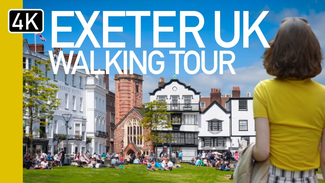 Exeter England – Cathedral, University & Hidden Gems | 4K