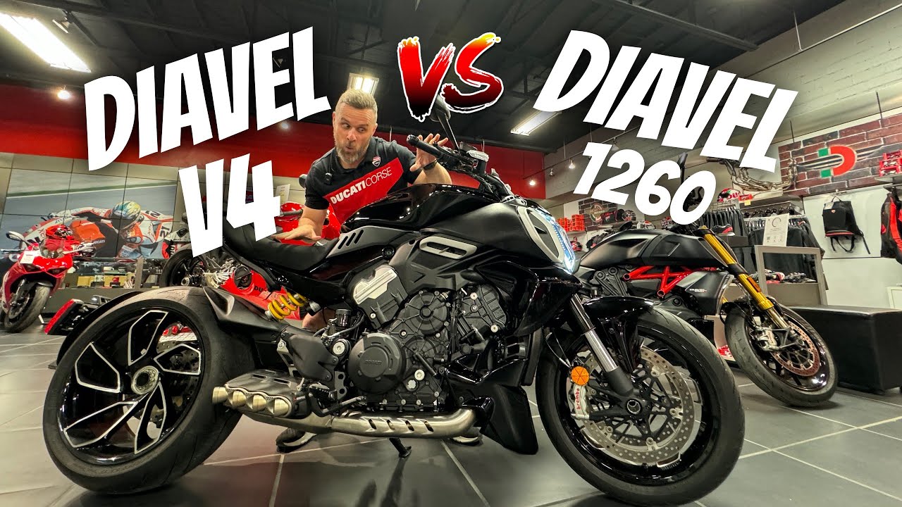 Ducati Diavel V4 против Ducati Diavel 1260