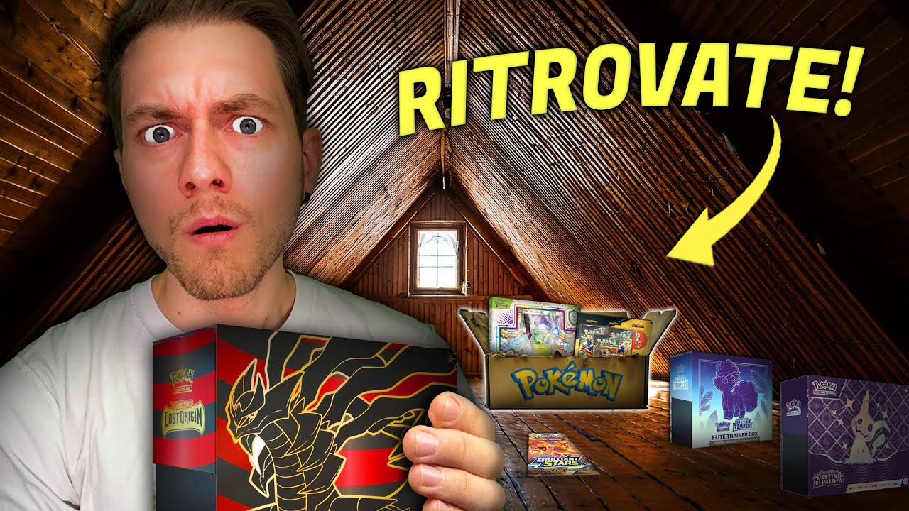 Ho ritrovato una VECCHIA ed IMPOLVERATA Collezione di Carte Pokèmon Piena di RARITA' nascoste!