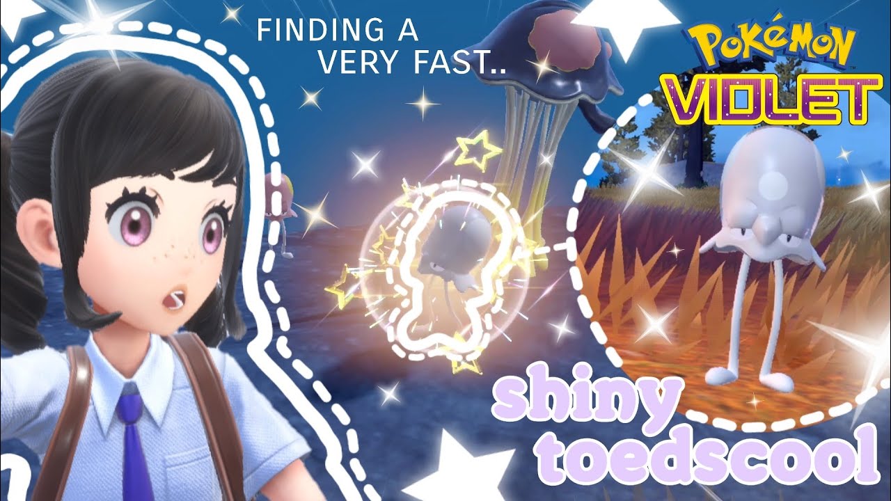 ♡ FINDING A VERY FAST SHINY TOEDSCOOL! (Pokemon Violet) ♡