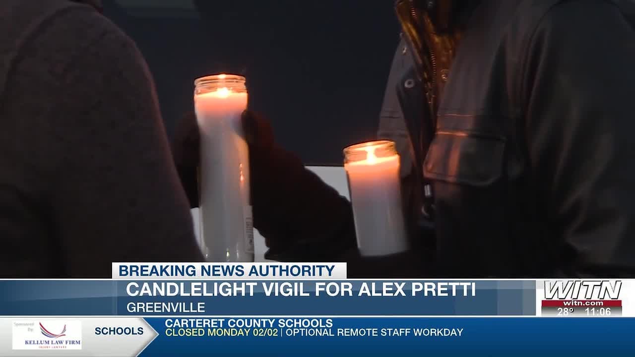 Hundreds march in Greenville candlelight vigil for Alex Pretti, nurse killed by federal officers