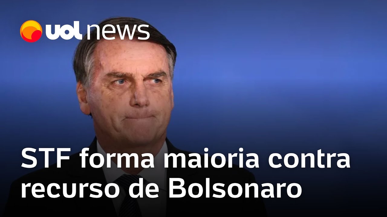 STF forma maioria para negar recurso de Bolsonaro na condenação na trama golpista