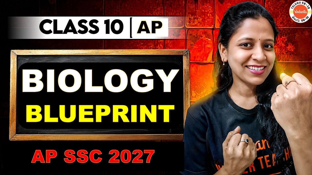 Class 10 AP SSC Biology Blueprint 2027 | Score Full Marks Easily! 🎯| Sunaina Mam