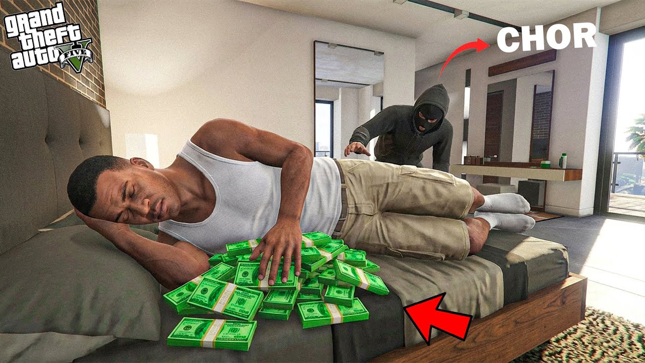 Franklin's Money Is Getting Stolen In GTA 5 !