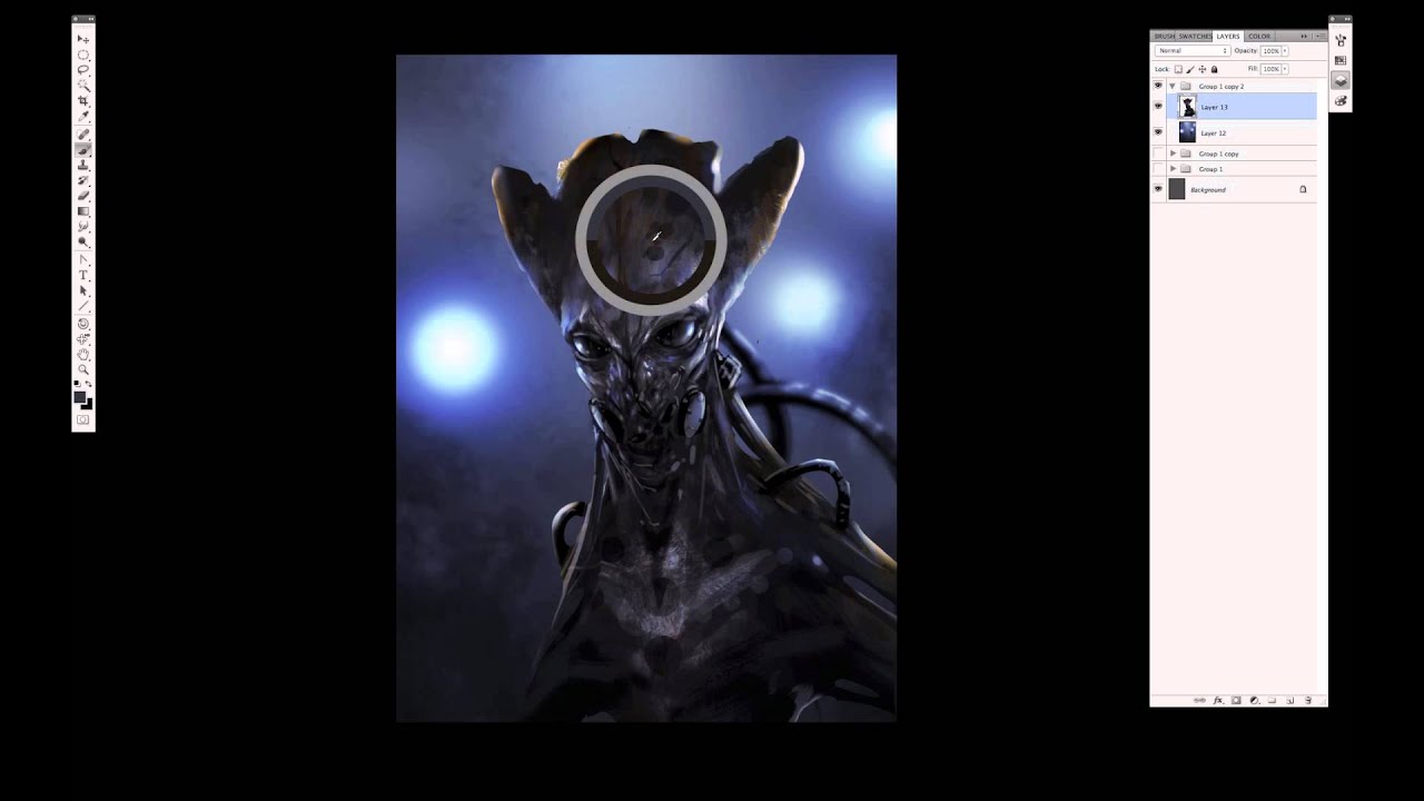 The High Priest - Scifi Creature Speedpainting