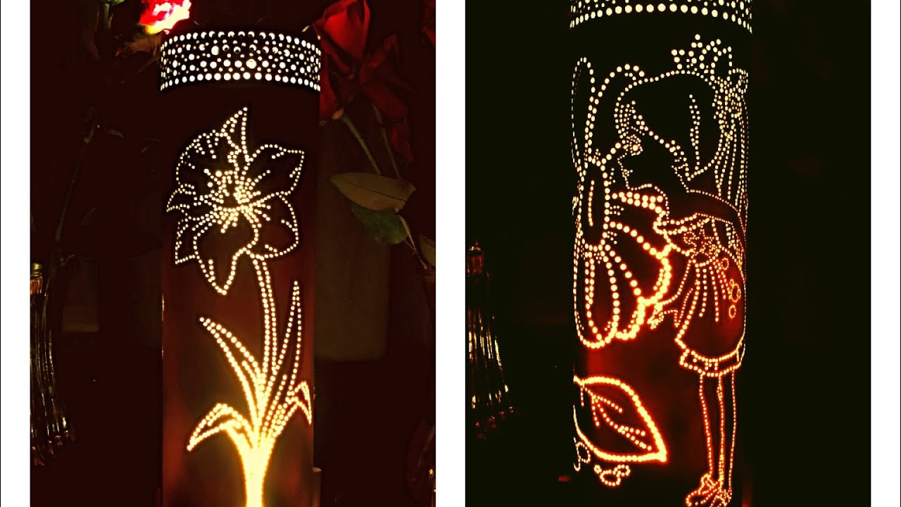 Beautiful DIY PVC Lamp/ #EASYCRAFTS