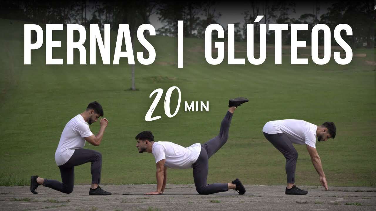 20 MIN TREINO DE PERNAS E GLÚTEOS INTENSO sem equipamentos e em casa
