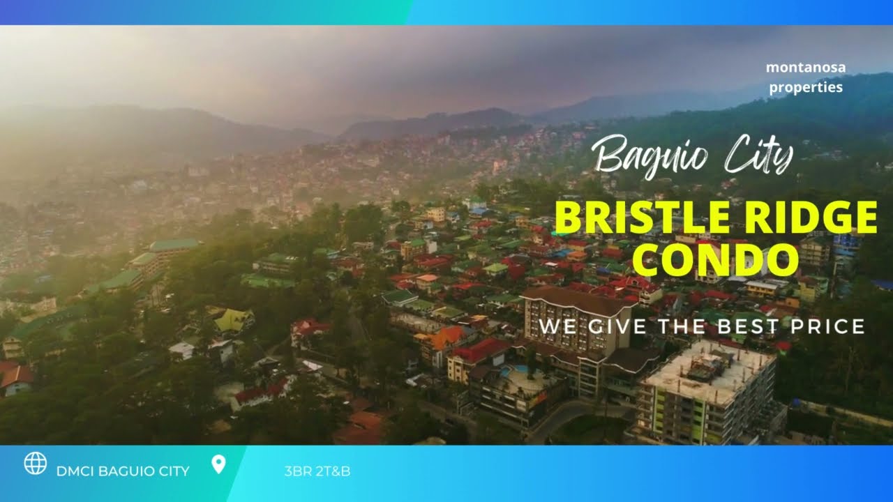 3 Bedroom Condo Baguio City Bristle Ridge |DMCI Baguio City| Baguio City Condo