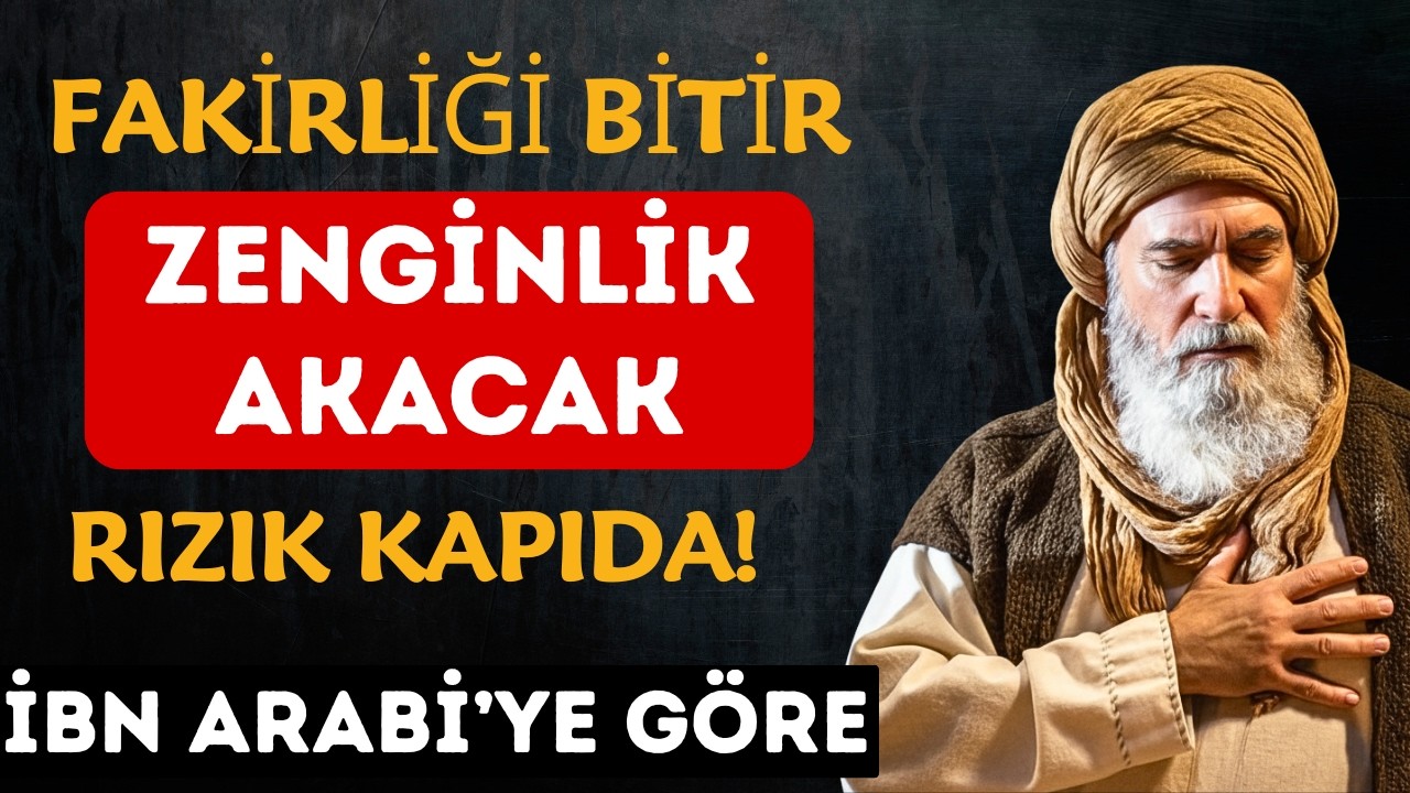 Uyurken İbn Arabi&rsquo;nin 2 SAATLİK derin KADER SIRRI dersi: YOKSULLUK KORKUSUNA SON