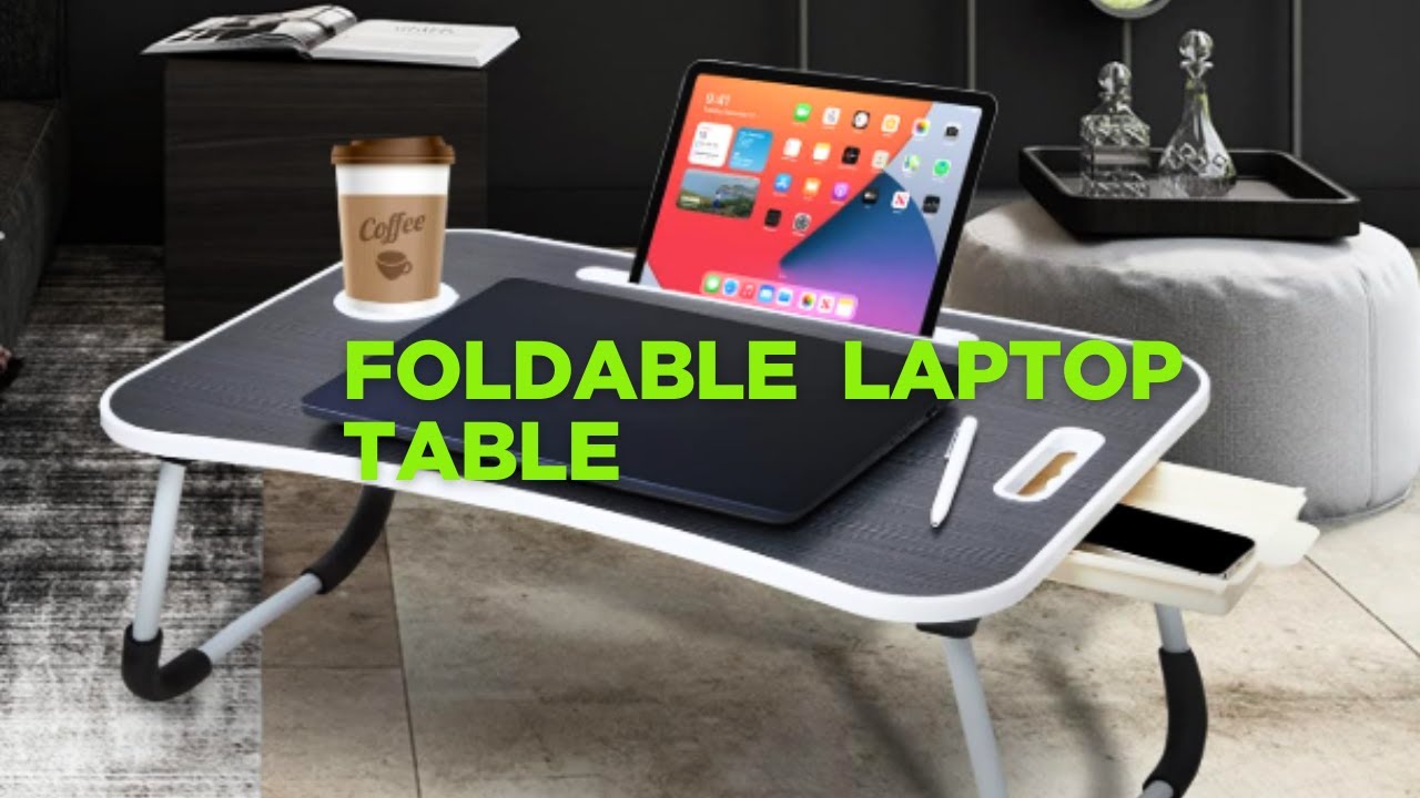 Foldable Laptop Table Unboxing & Review | Perfect Work From Home Setup!
