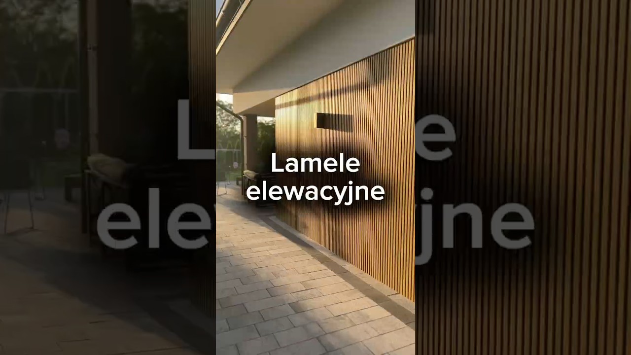 Lamele elewacyjne