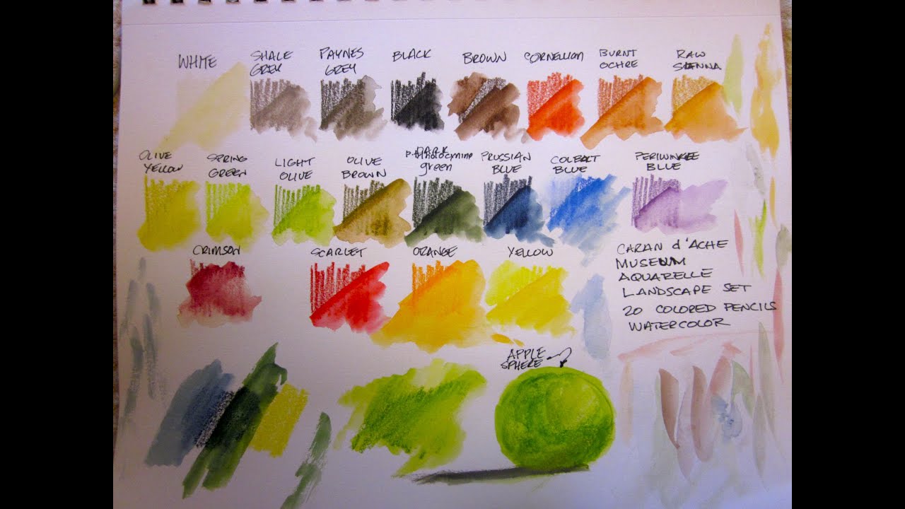 Caran d'Ache Museum Aquarelle Landscape Pencil Set