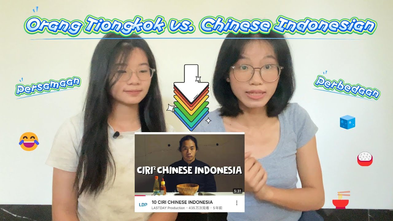 Perbedaan dan Persamaan Orang Tiongkok VS. Chindo | React to 10 Ciri Khas Chinese Indonesia