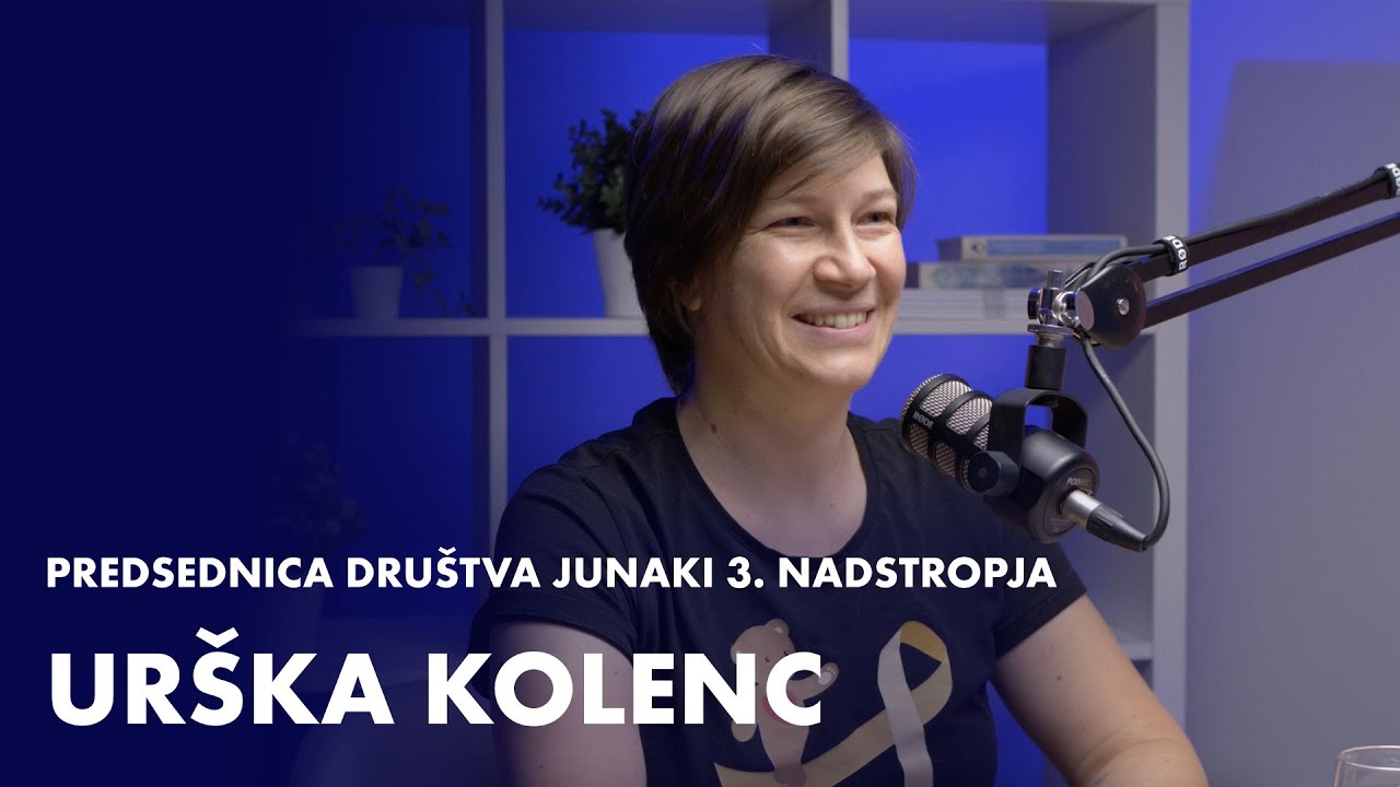 Klepet z Urško Kolenc, predsednica društva Junaki 3. nadstropja