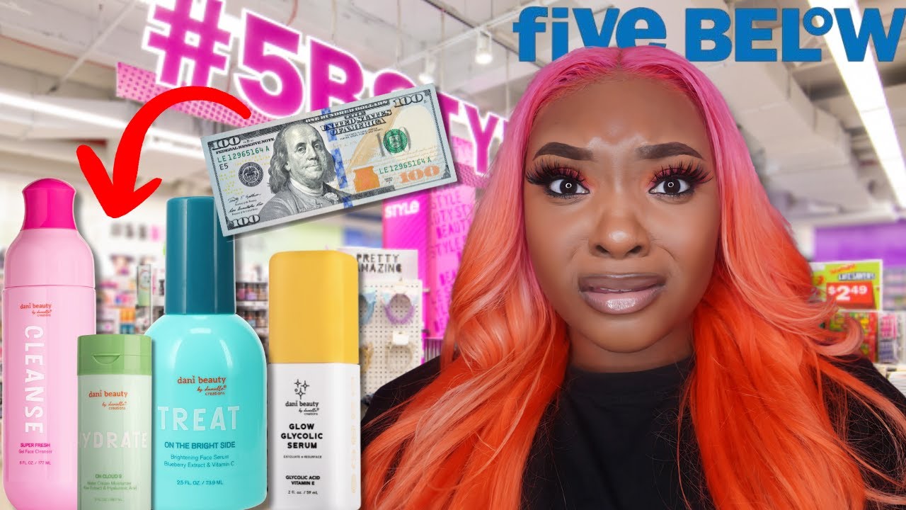 Я купила средства по уходу за кожей за 100 долларов от Five Below... ПОМОГИТЕ || Dani Beauty || F...
