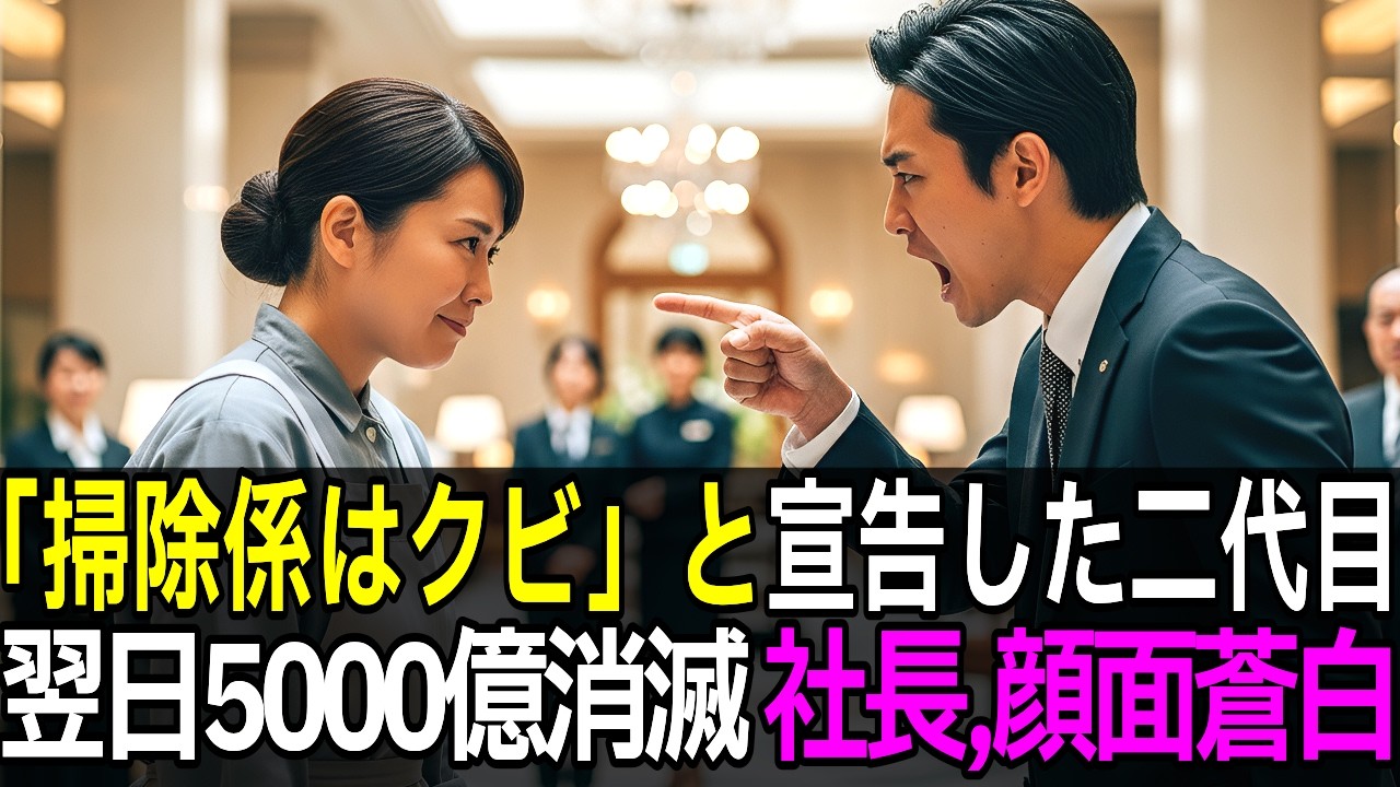 私の正体を知らない新社長「中卒の貧乏人はクビｗ」私「わかりました」→翌日、5000億の契約が白紙になり社長発狂…【スカッとする話】【朗読】