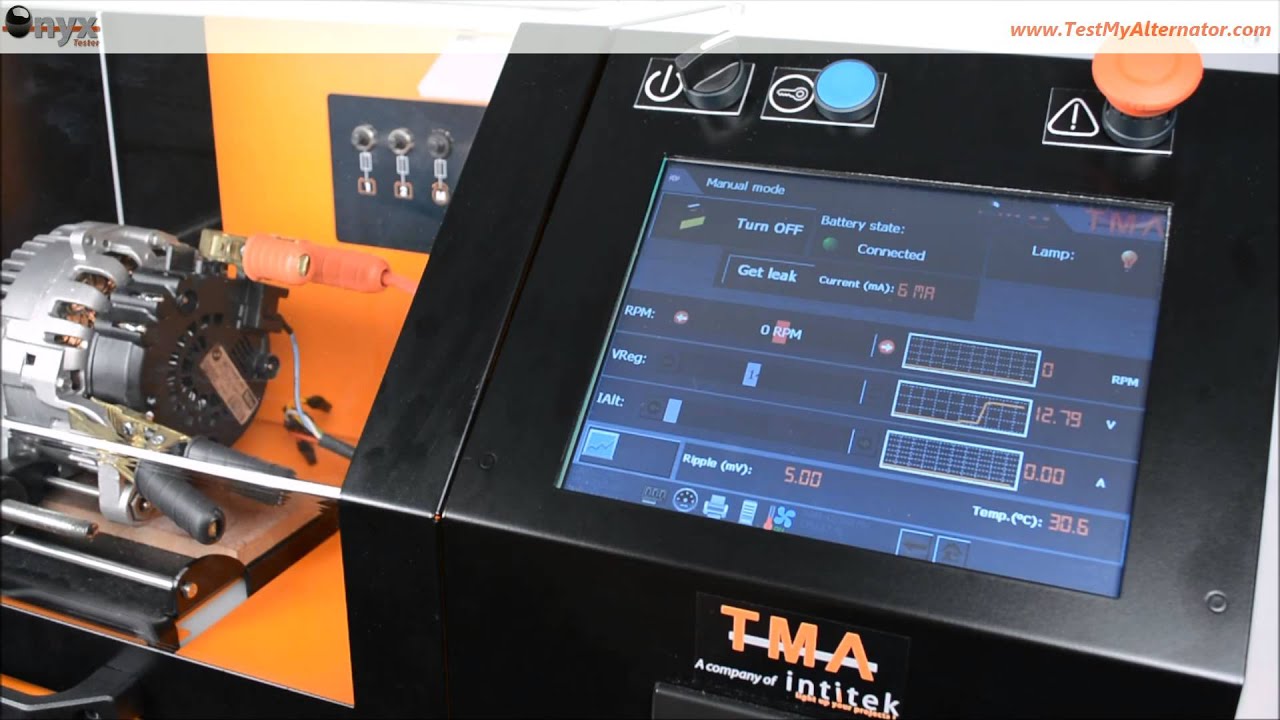 ONYX Tester, new Smart Automated 12/24V Starter & Alternator Tester Bench - by TMA