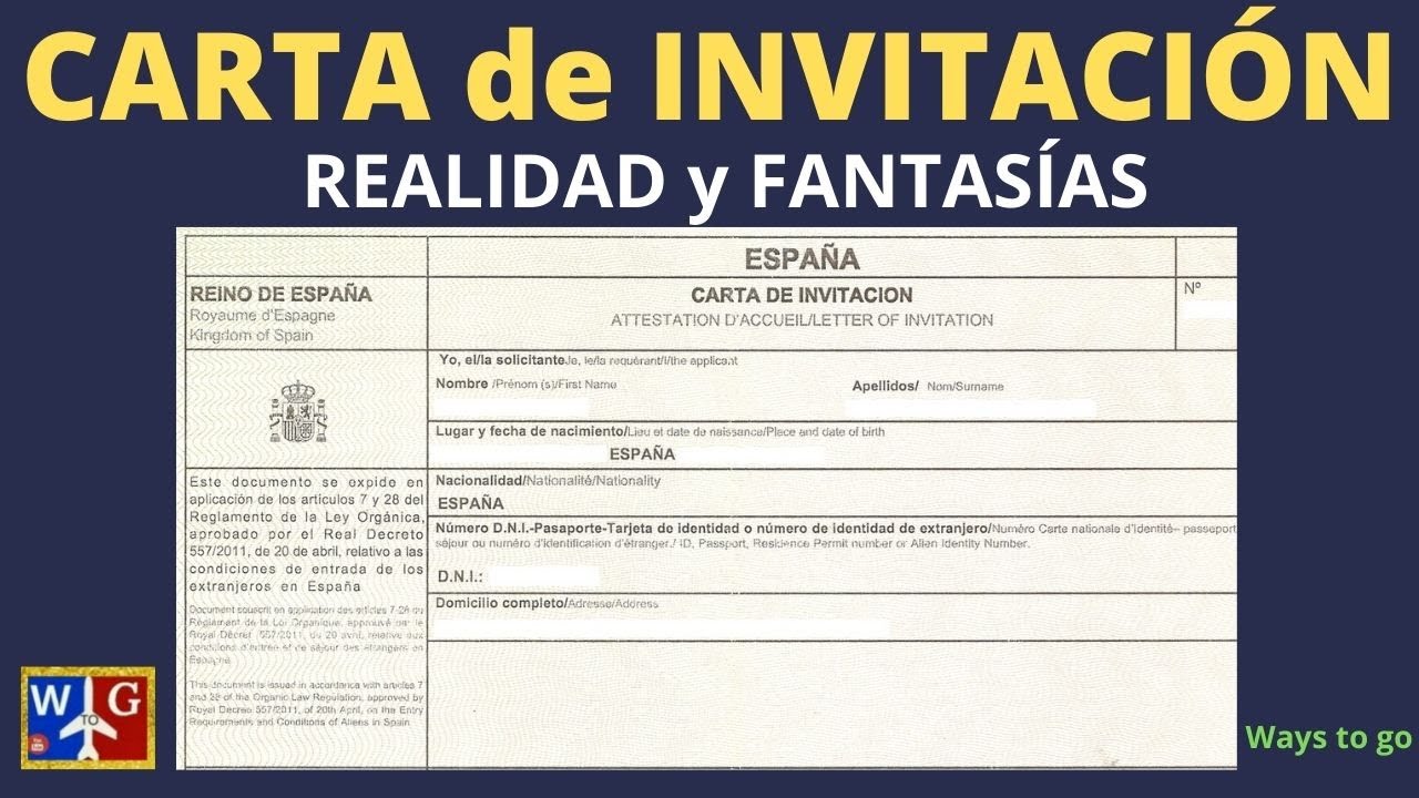 CARTA de INVITACIÓN: todo lo que debes saber