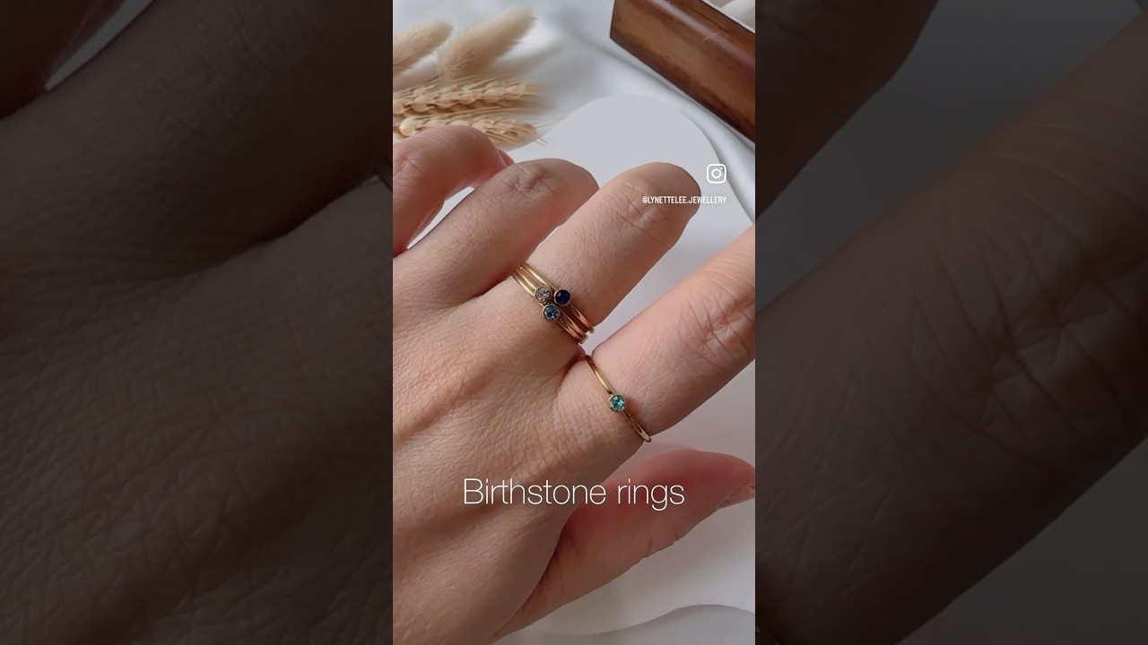 Birthstone Rings #rings #ringjewelry #trending #birthstone #jewellery #jewellerybusiness #jewelry
