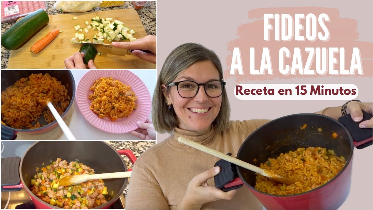 FIDEOS A LA CAZUELA | Receta Fácil y Rápida