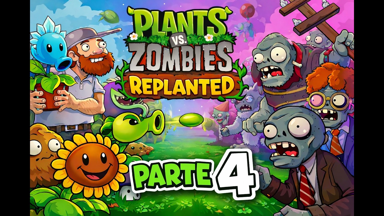 PLANTS VS ZOMBIES REPLANTED | RTX 3090 | GAMEPLAY PARTE 4 | GUIA 100% SIN COMENTARIOS