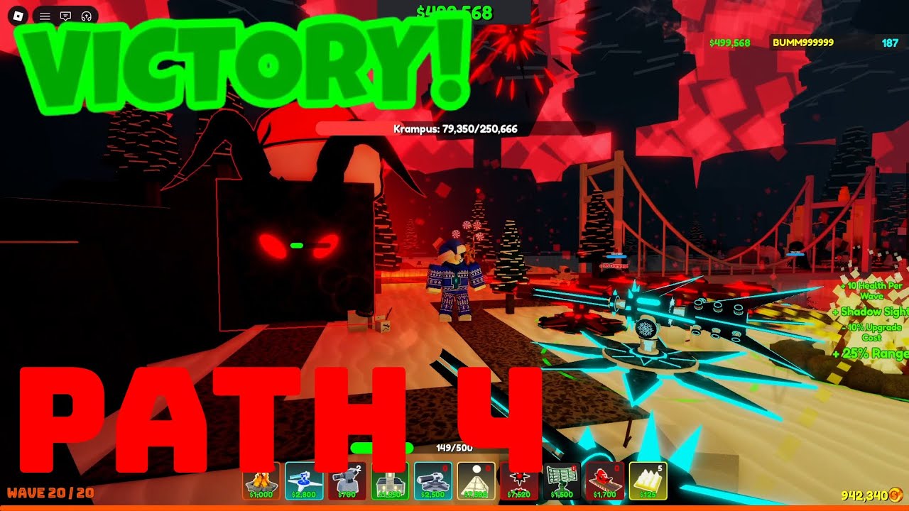 [Cube Defense] Christmas 2025 Path 4 Solo