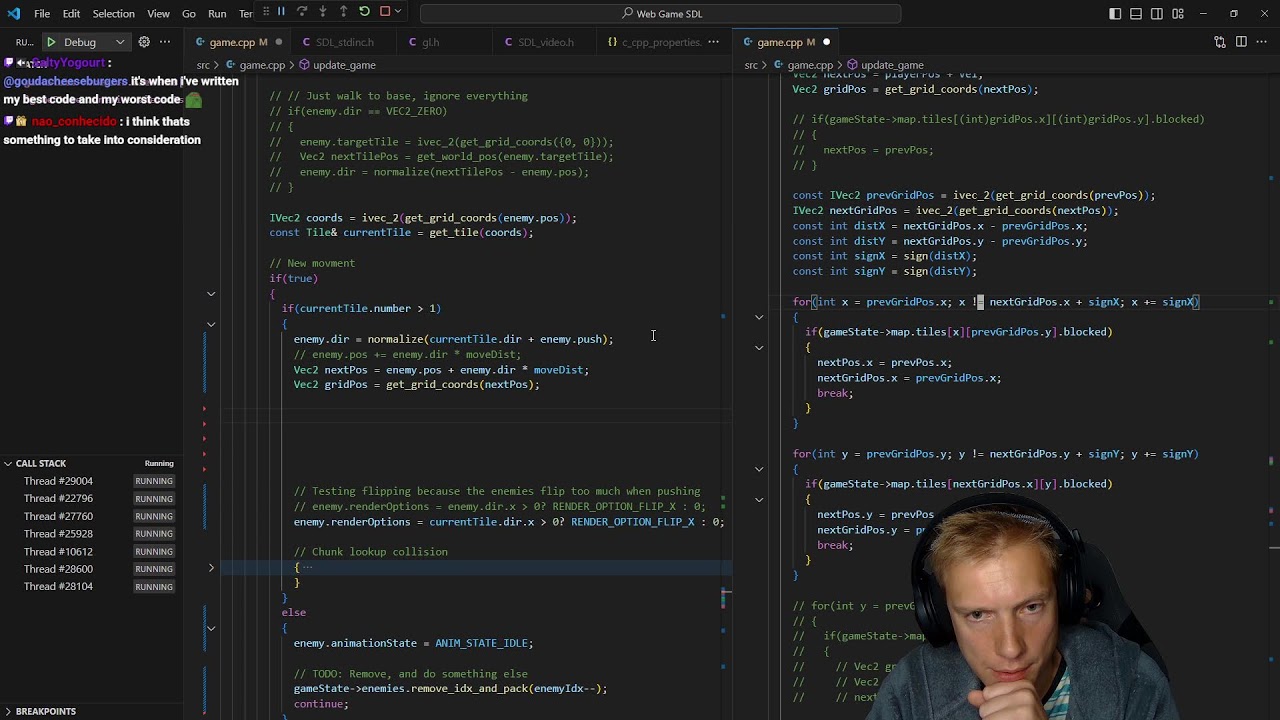C++ Game Dev - Enemy Flocking & World Collisions/Sliding | Gothic Remake After