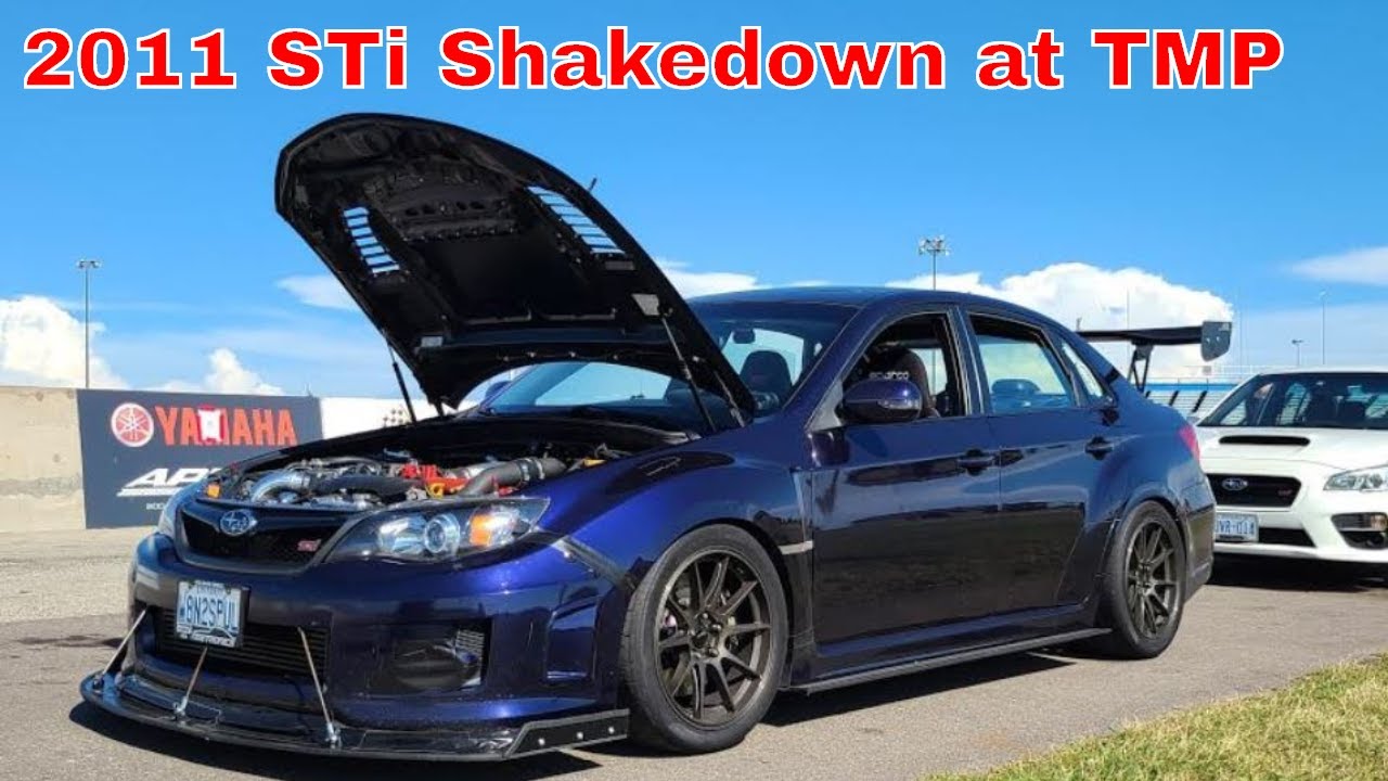First shakedown lap of 2020 at Toronto Motorsports Park in the Subaru STi